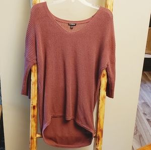 Express Cozy Blush Pink Sweater | sz xs tp